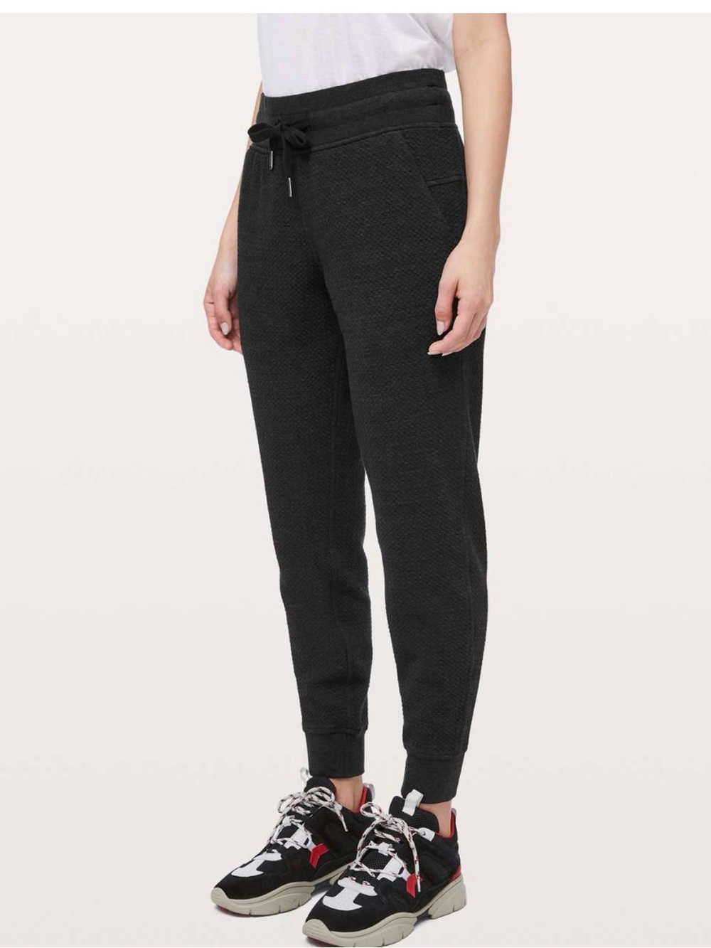 Lululemon Warm Down Jogger II in Heather Core Black